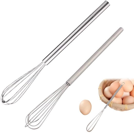 Garda mini in acciaio inossidabile, robusta garde con fili stabili per impastare, mescolare, battere, montare e lavorare il burro, ideale per professionisti della cucina