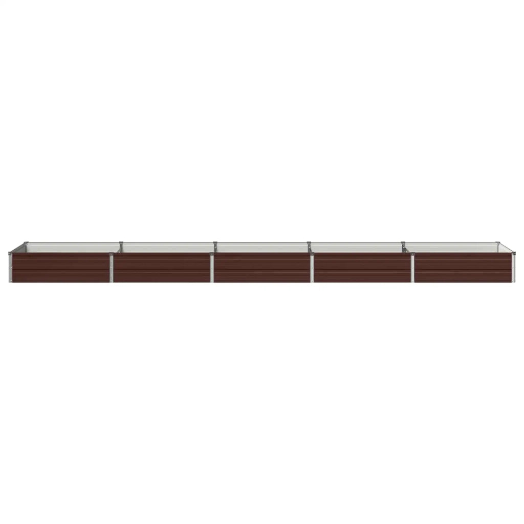 Letto rialzato da giardino Marrone 400 x 80 x 24 cm 8006509
