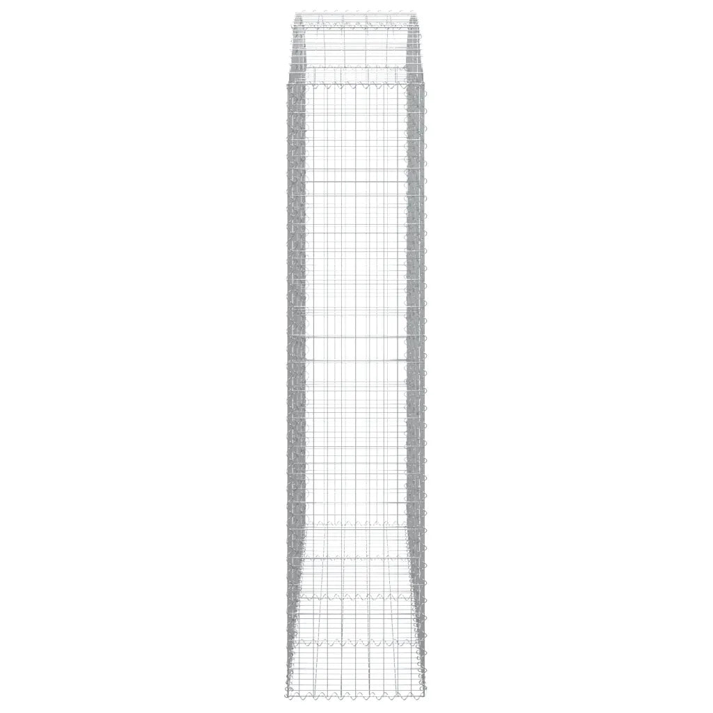 Cesto Gabbione ad Arco 200x50x220/240 cm Ferro Zincato