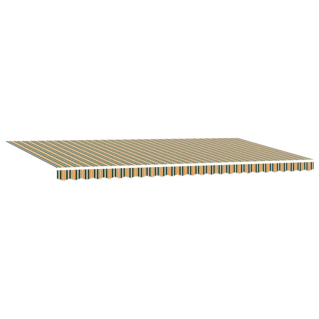 Tenda Retrattile Verde e giallo 600 × 350 cm 3331803