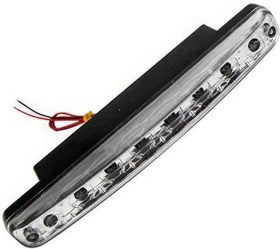 Fari di Giorno 2PCS - Luce Bianca Intensa - 8 LED - DRL - Illuminazione Automatica - Lampi di Guida