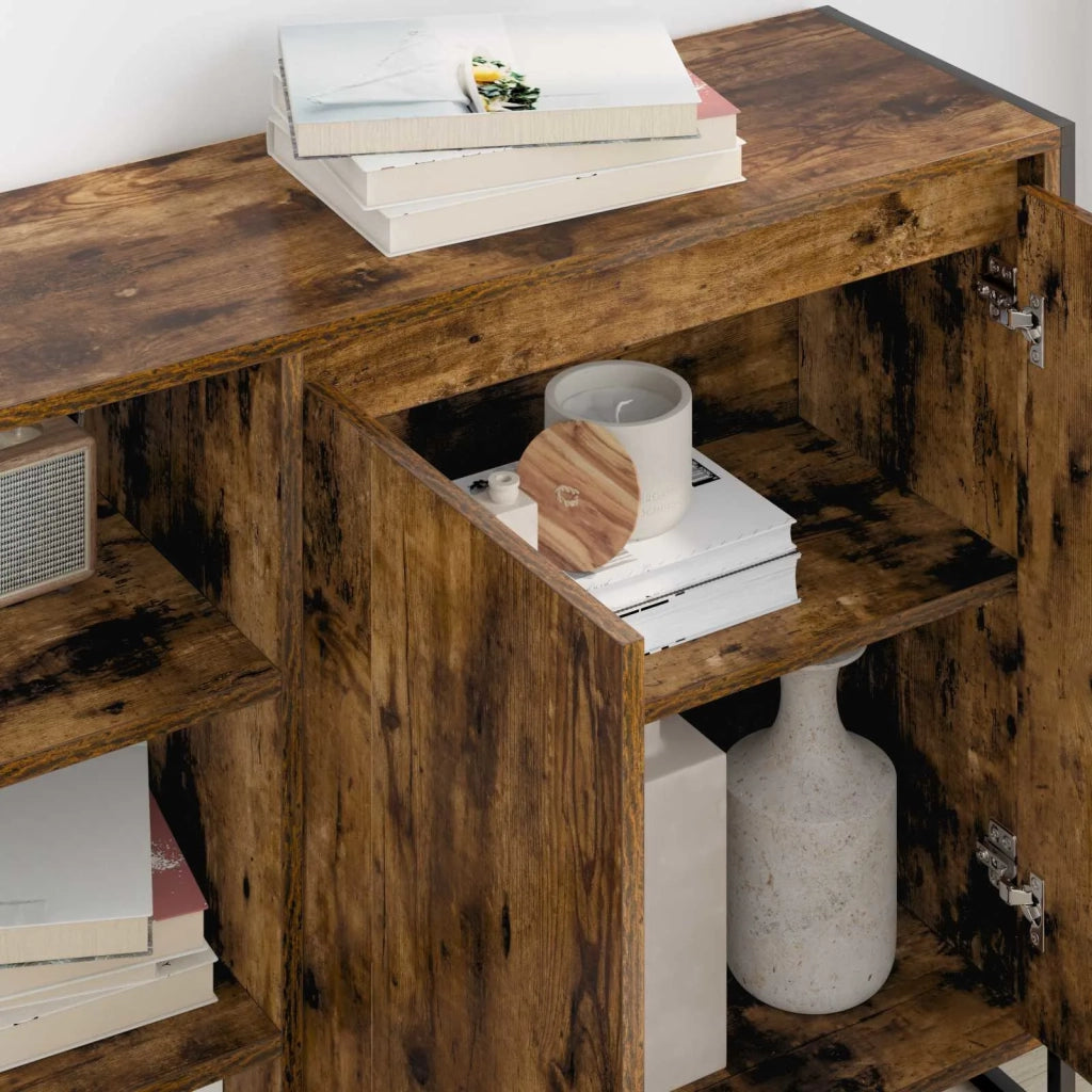 Mobile laterale Quercia Fumosa 96.5 x 30 x 75 cm 886614