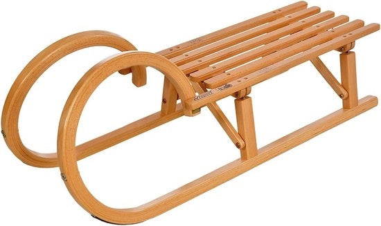 Slee in legno pieghevole 100 cm - Certificato TÜV/GS - Adatto per bambini e adulti