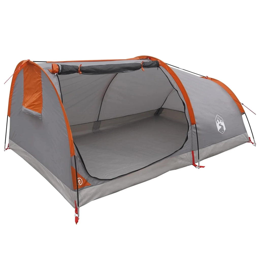 Tenda da Trekking Impermeabile 2 persona Grigio e arancione 42042228