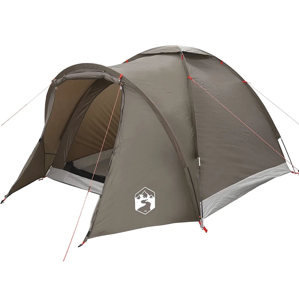 Tenda da Pesca per 2 Persone Marrone Impermeabile 4009486
