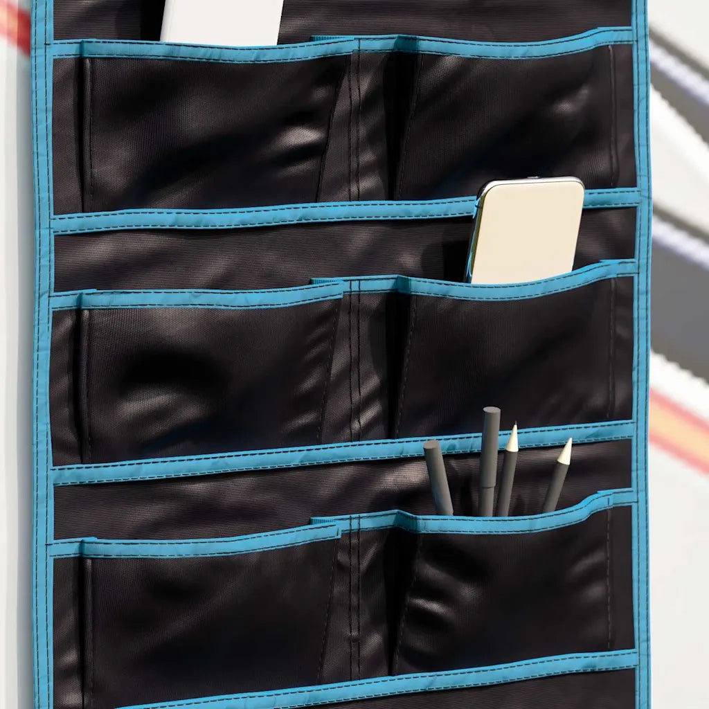 Sacchetto per Stoccaggio Nero e Blu 63,5 x 40 cm Oxford CFW6974753