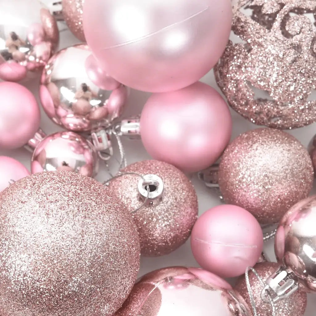 Set Palline di Natale 100 pz Rosa CFW2462620