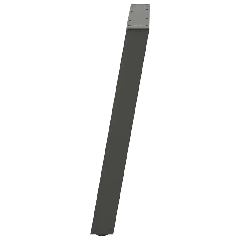 vidaXL Gambe per tavolo da pranzo a forma di U 2 pz Antracite 80x(72-73) cm Acciaio