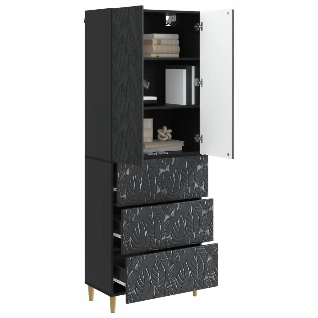 Set di armadi 2 pcs Nero 66 x 34,5 x 90 cm Legno ingegnerizzato 3416719