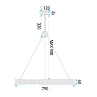 Lampada Led App1549-cp Gold + Telecomando