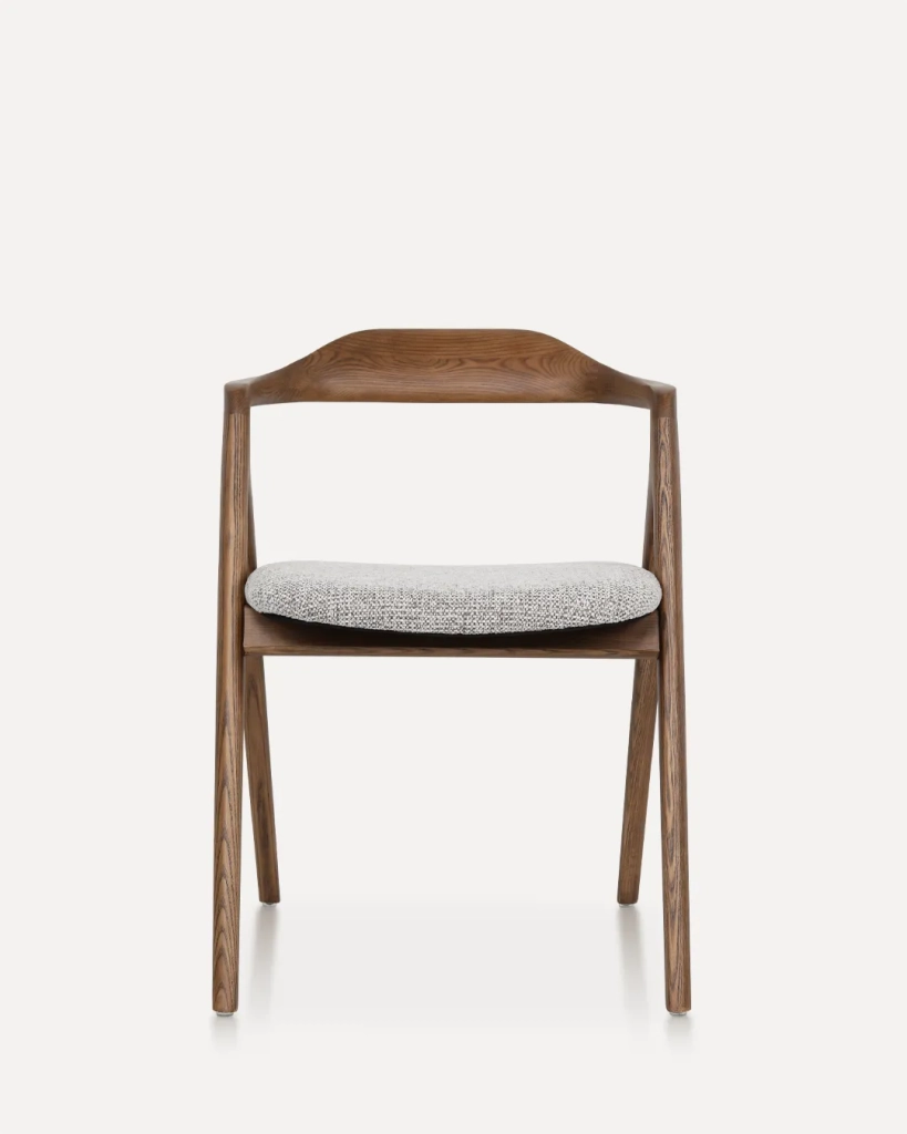 Sedia in Legno Sloane, Noce/Argilla