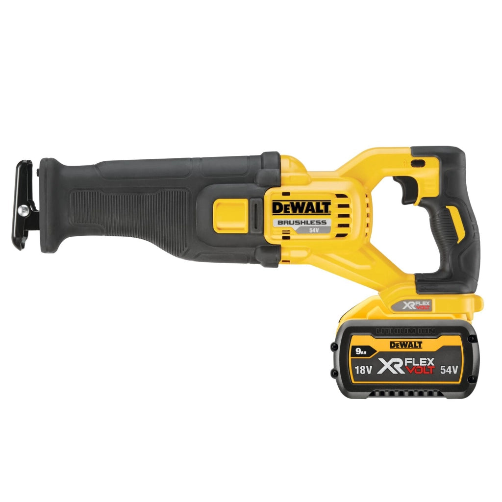 Segaccio DeWALT DCS389X2 54V Brushless con 2 Batterie 9,0Ah e Valigetta TSTAK