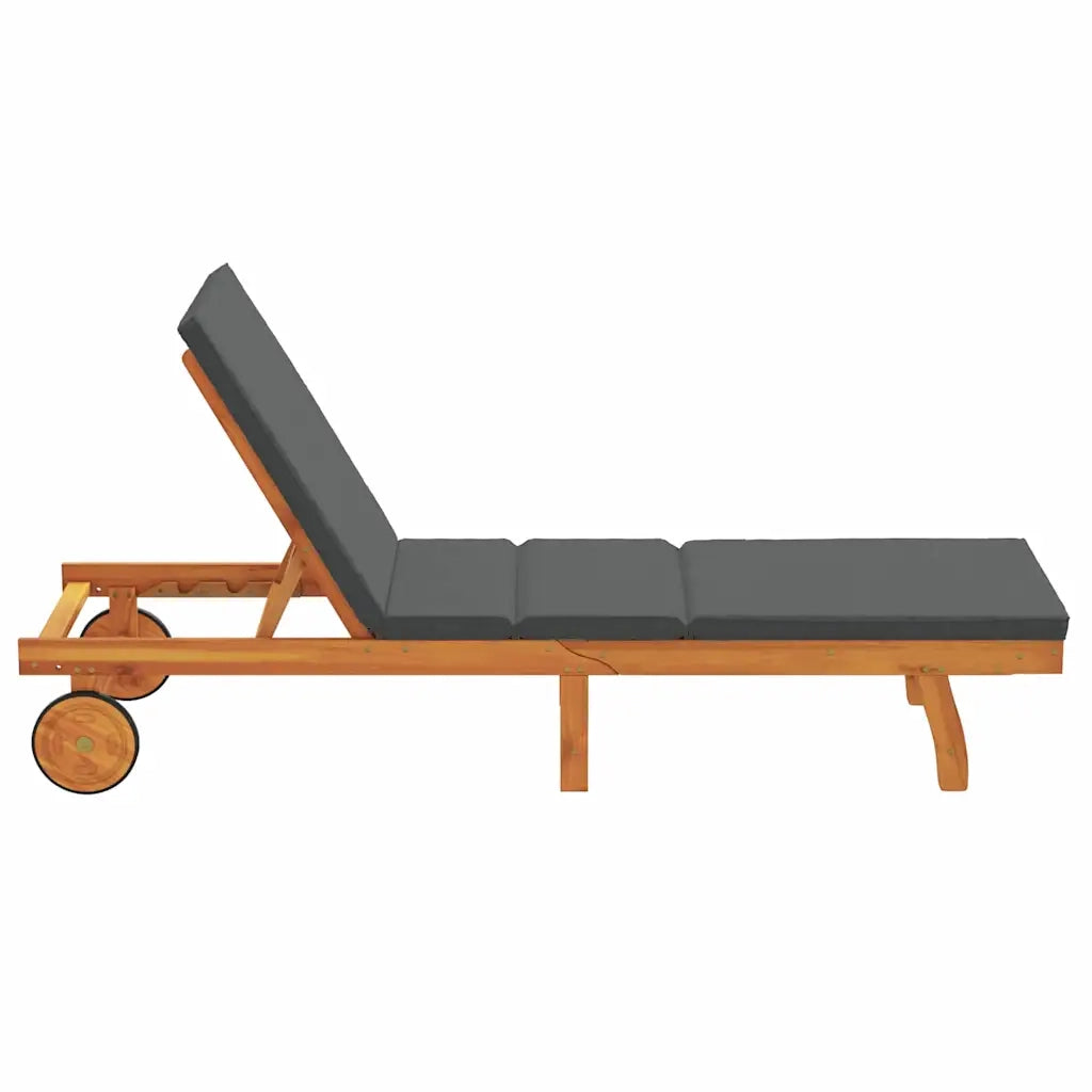 Lettino da sole Marrone 199 x 63 x 85 cm 4105536