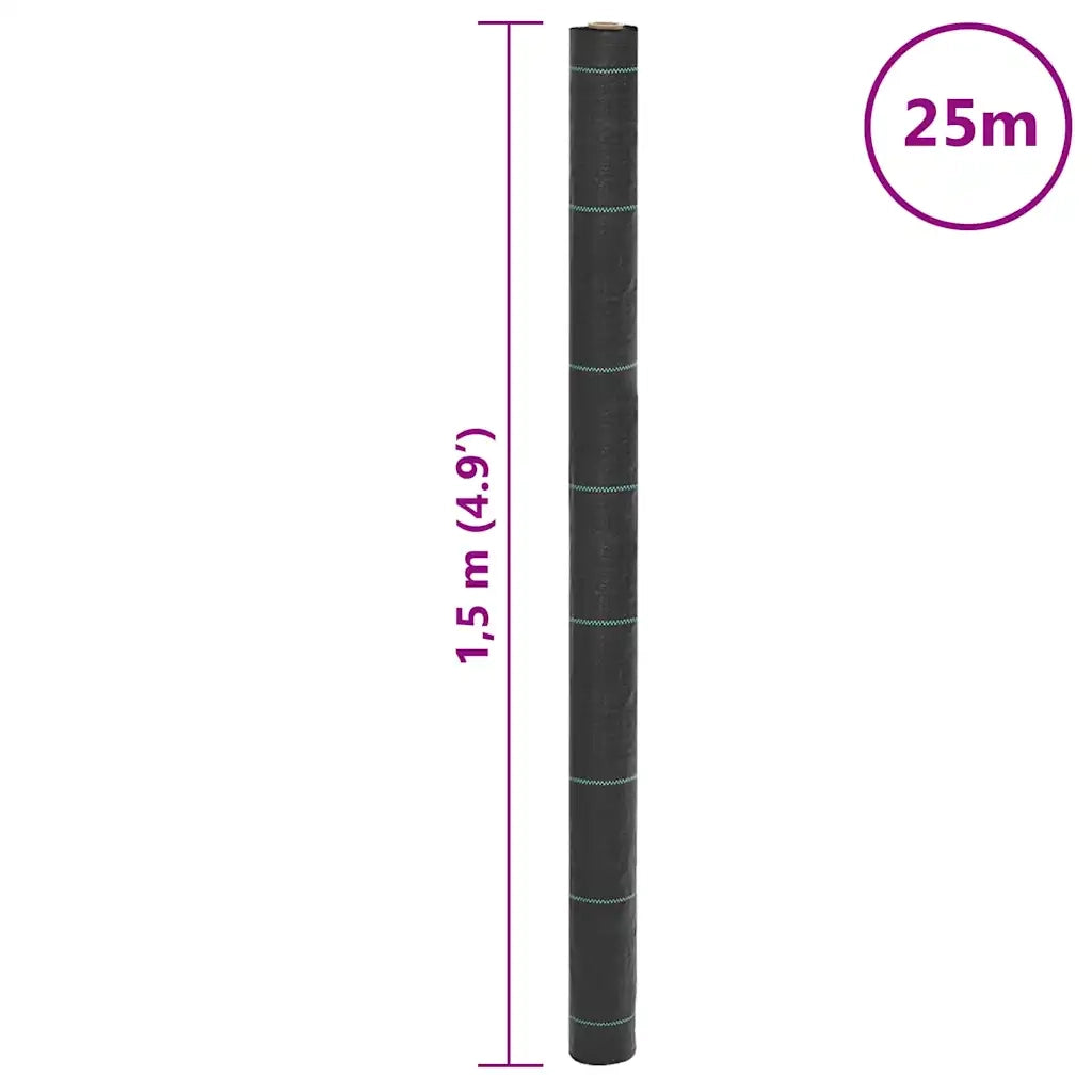 Membrana Antierbacce Nera 1,5x25 m in PP CFW4438575