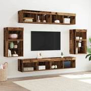 Set mobile TV 8 pz-Set di 8 Credenza per TV Legno vecchio Legno multistrato 681343