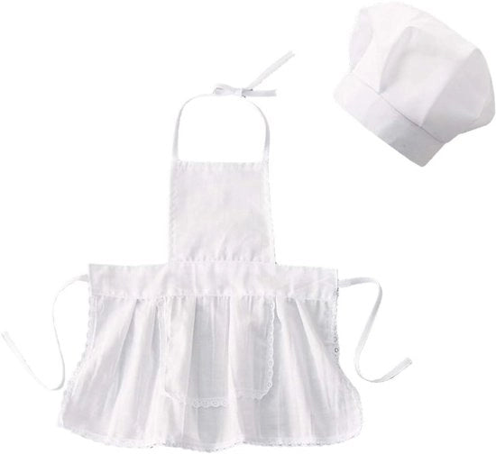 Costume per Bambino Nuovo Nato - Cappello Grembiule Abito - Prop per Fotografia