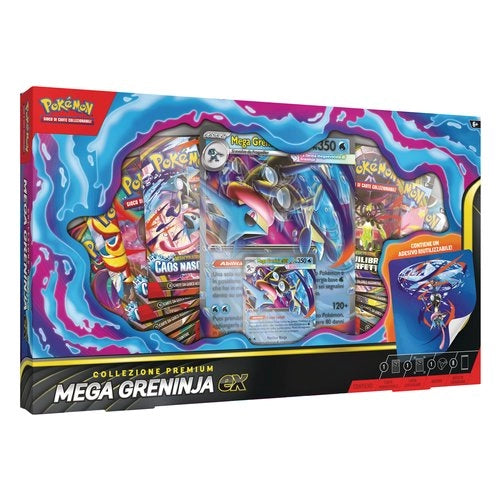 Carte gioco gamevision pk10413 i pokÉmon collezione premium mega hreni