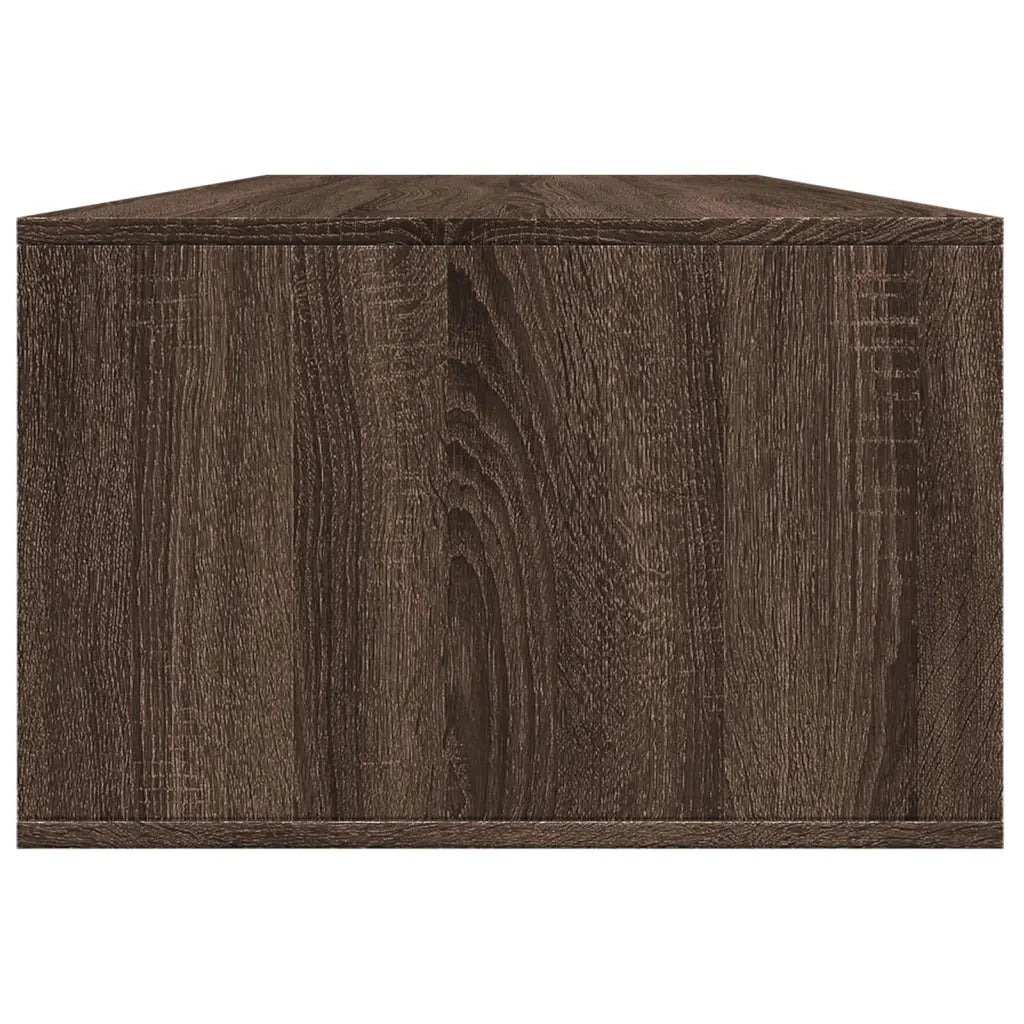 Tavolino Salotto Rovere Marrone 102x55x35 cm Legno Multistrato