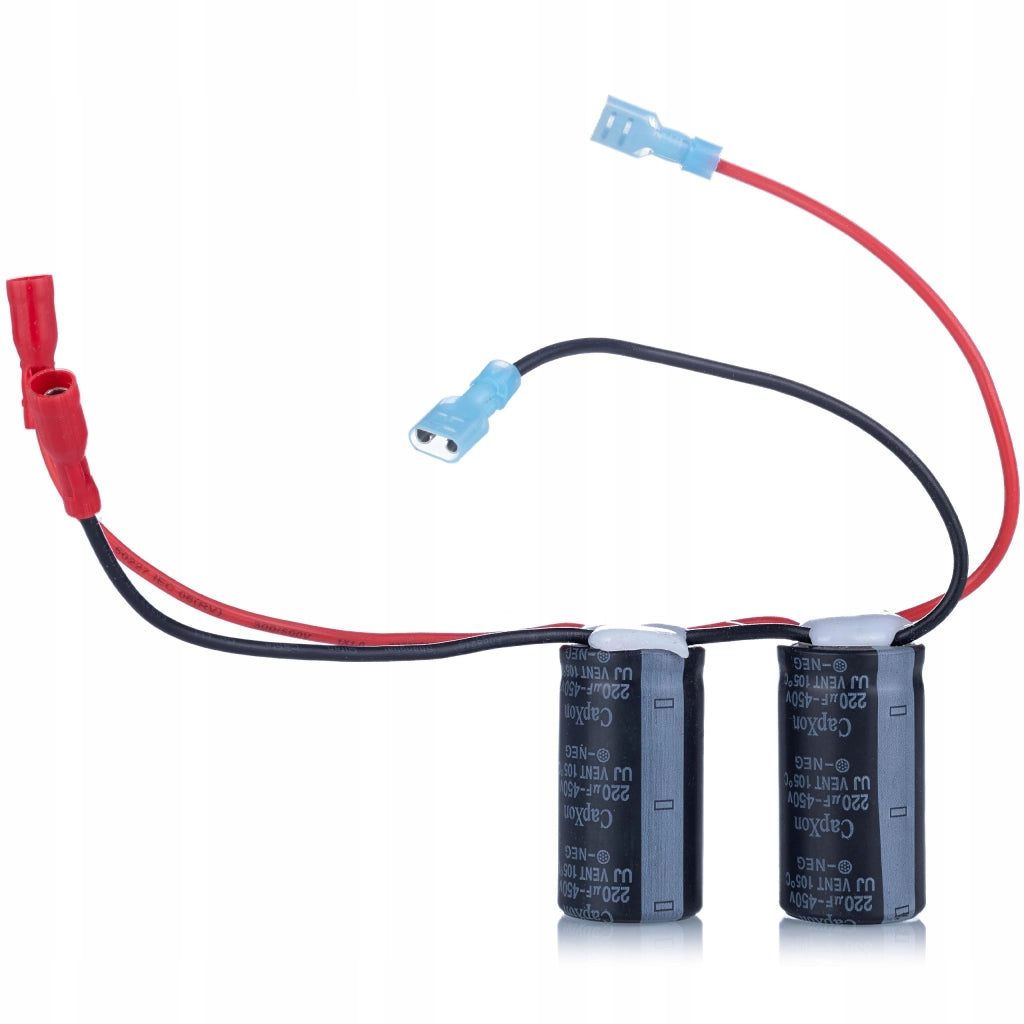 Set di Condensatori Elettrolitici CapXon 220μF 450V – Connessione Parallela | Ø25x46 mm, 105°C