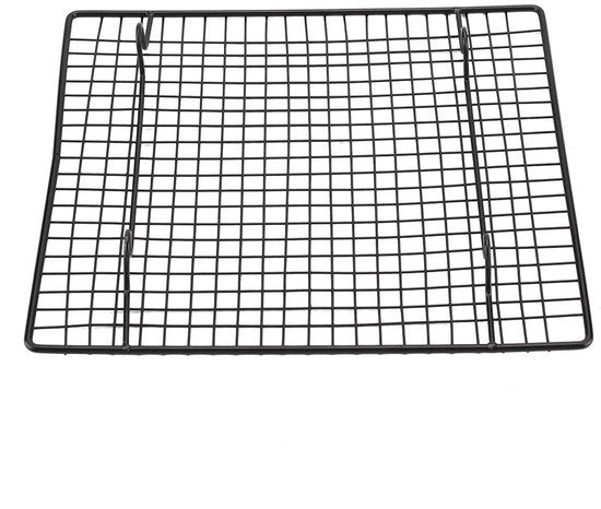 Piastra di cottura in acciaio inossidabile - 26 x 23 cm - Piastra antiaderente - Piastra per cottura uniforme - Prevenzione gonfiature - Piastra per forno