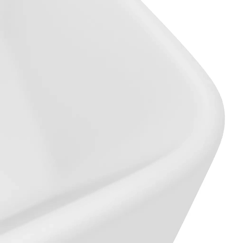 Lavandino Luxury Bianco Opaco 41x30x12 cm in Ceramica CFW6475580