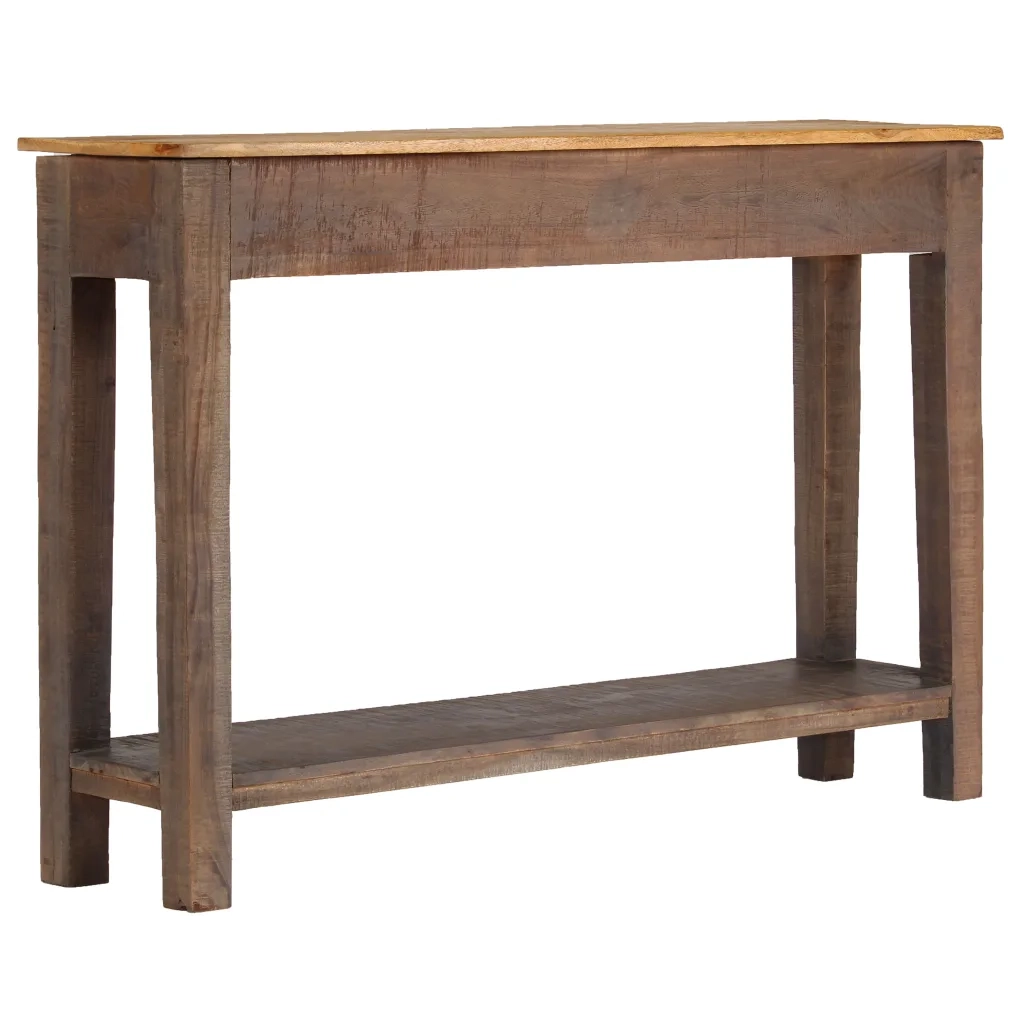 Tavolo Consolle in Legno Massello Vintage 118x30x80 cm cod mxl 23700