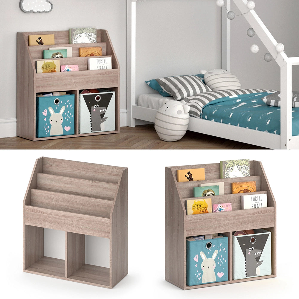 Vicco Libreria Sonoma 72 x 79 cm con 2 scatole pieghevoli