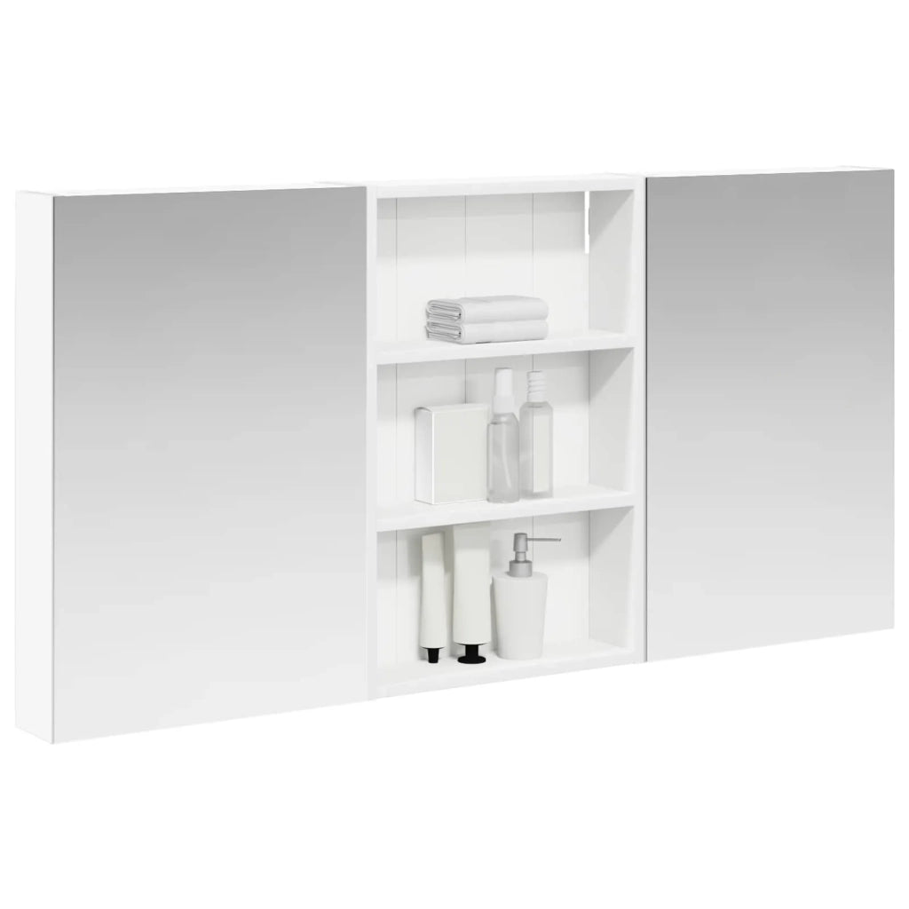 Set di Armadi da Bagno con porta 3 pcs 120 x 10,5 x 60,5 cm 3403728