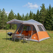 Tenda Familiare con tetto Grigio e arancione 305 x 275 x 190 cm 42028709