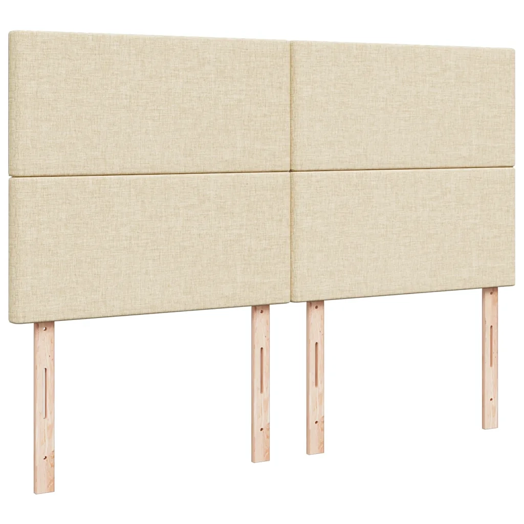 Giroletto a Molle con Materasso Crema 180x200 cm in Tessuto 3294433