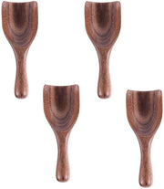 Set di Spazzole in Legno di Acacia per Caffè e Cucina - Set da 4 - Legno di Acacia - 11x4 cm