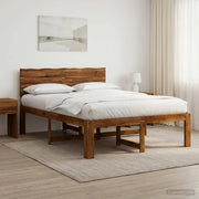 Letto matrimoniale con testiera ROSTOCK Naturale 120 x 200 cm 903420