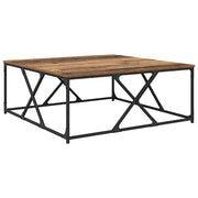 Tavolino da salotto | Tavolino da caff¨¨ | Tavolino da Soggiorno Legno vecchio 100 x 100 x 40 cm