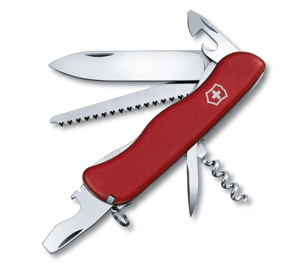 Victorinox V-0.83 63 Forester Multiuso 12 funzioni con lama bloccabile colore Rosso