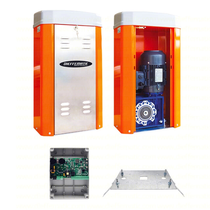 MOTORE GIGA 5000KG AUTOMAZIONE SCORREVOLE 230V INVERTER + QUADRO E CONTROPIASTRA