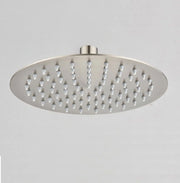 Soffione doccia ultraslim tondo acciaio inox D25 cm TEXAS - Satinato