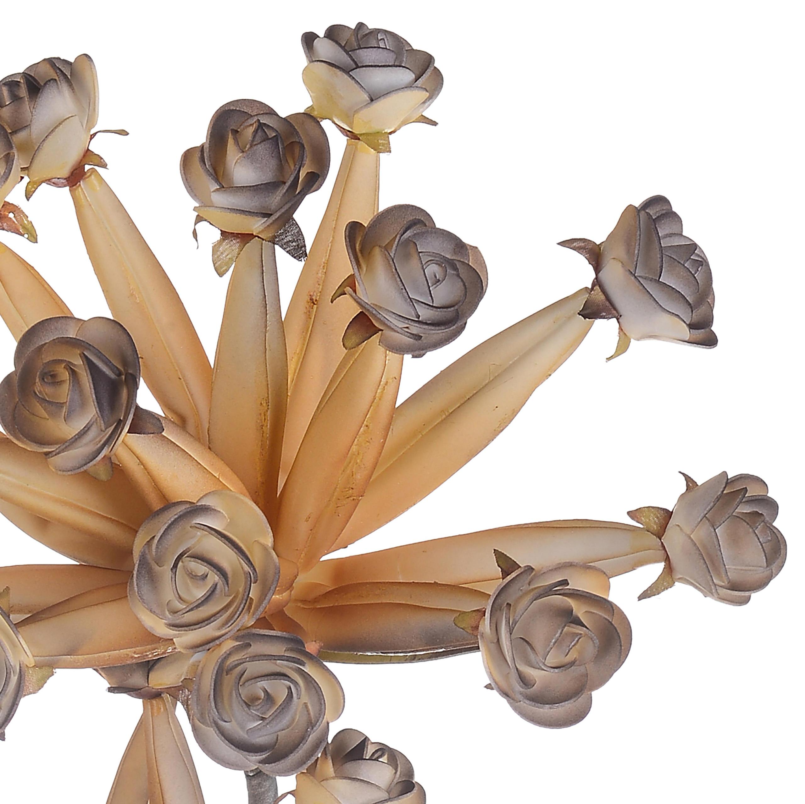 Set 3 Giant Caplume Composto da 2 Fiori Artificiali Altezza 90 cm