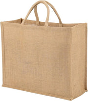 Borsa multifunzionale in juta - 25 litri - 45 x 19 x 33 cm - colore naturale