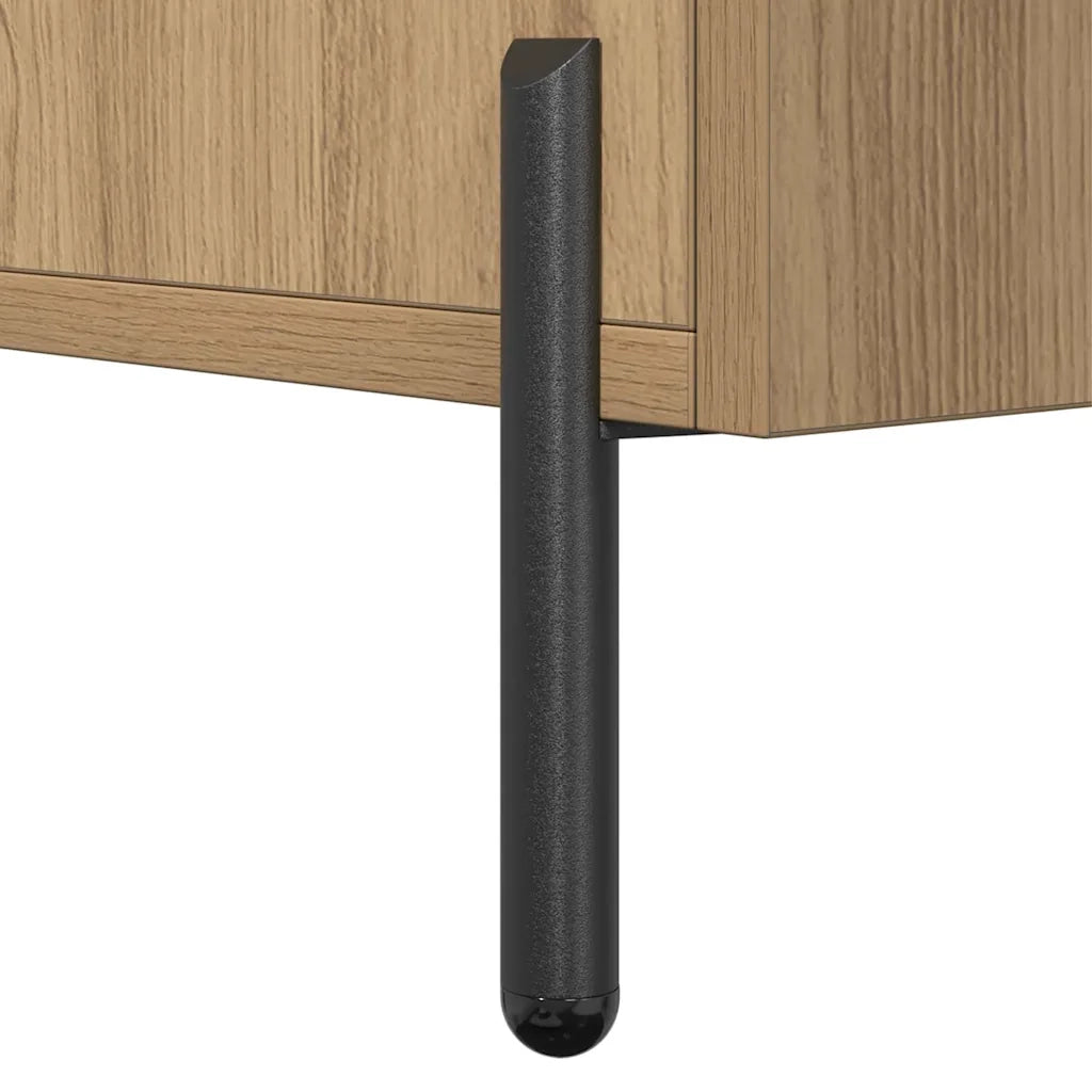 vidaXL Credenza Rovere Artigianale 100x36x60 cm in Legno Multistrato
