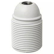 PORTALAMPADA E27 M10X1 CM/FIL. BIANCO