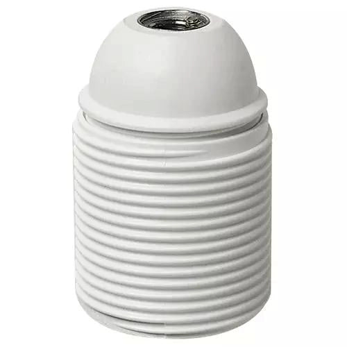 PORTALAMPADA E27 M10X1 CM/FIL. BIANCO