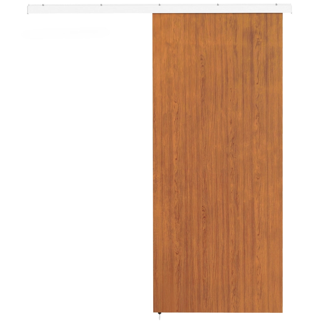Porta Scorrevole per Armadio ¨C zephmum ¨C 90x210 cm, Effetto Legno Marrone