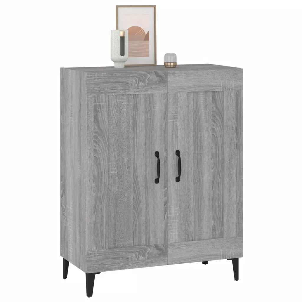 Credenza-Buffet-Armadio da cucina Grigio Sonoma 69,5x34x90 cm in Legno Multistrato 108340