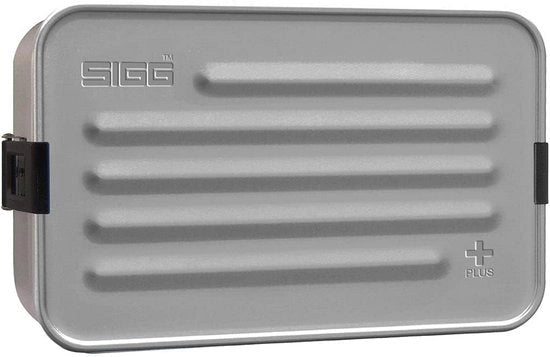 Lunchbox metallo in acciaio 1,2 l - broodtromba pratica e leggera con inserto per portare con sé