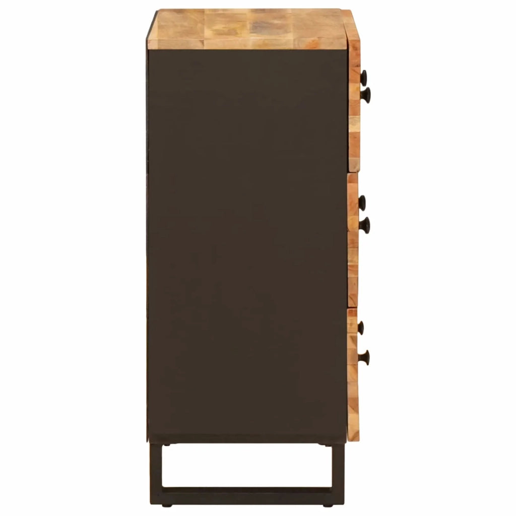 Credenza 3 pcs Marrone 60 x 33 x 75 cm Legno di mango massello 3310101