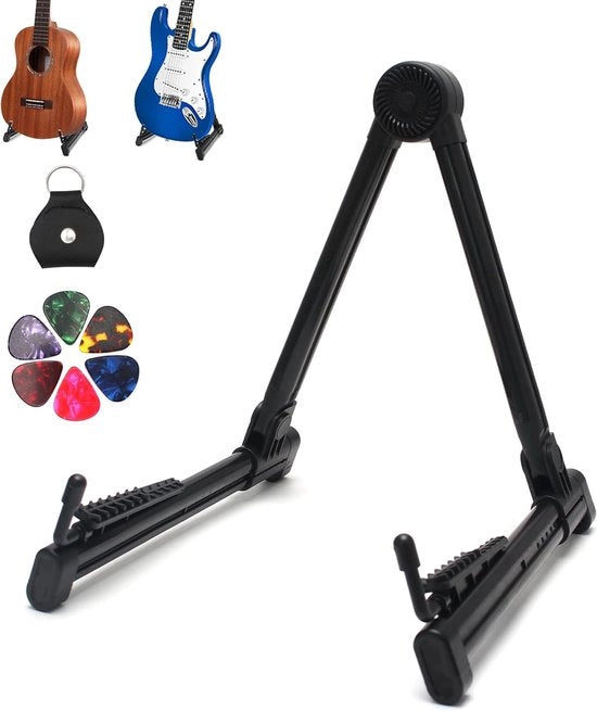 Standardeggiabile universale per chitarra, basso, ukulele e altri strumenti acustici e elettrici - standardeggiabile compattibile e trasportabile con ampia applicazione