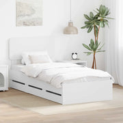 Struttura del letto Bianco 75 x 190 cm Legno ingegnerizzato 3412234