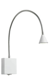 Applique da lettura Lucide Buddy LED 3W 4000K bianco/cromo