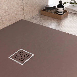 Piatto Doccia in Pietra 100x120 cm Bonussi Canton Marrone