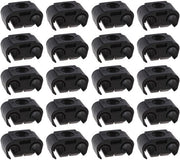 Supporto freno doppio clip in plastica - 20 pezzi - Compatibile con Volkswagen/Seat - Installazione facile - Duraturo - Freno a mano